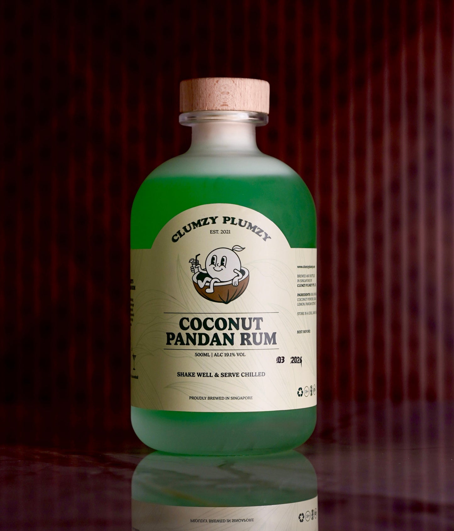 Clumzy Plumzy’s Coconut Pandan Rum